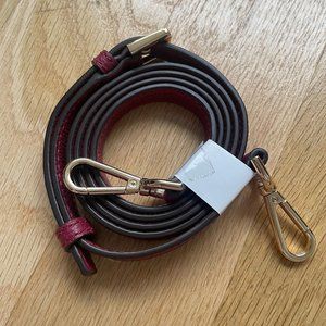 Michael Kors Replacement Strap Crossbody Purse Bag Burgundy Leather